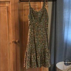 Spring green floral sundress